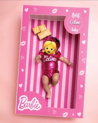 2ft and 3ft baby photo box popular pink doll girls barbie style birthday girls life size photobooth MakerPlace by Michaels